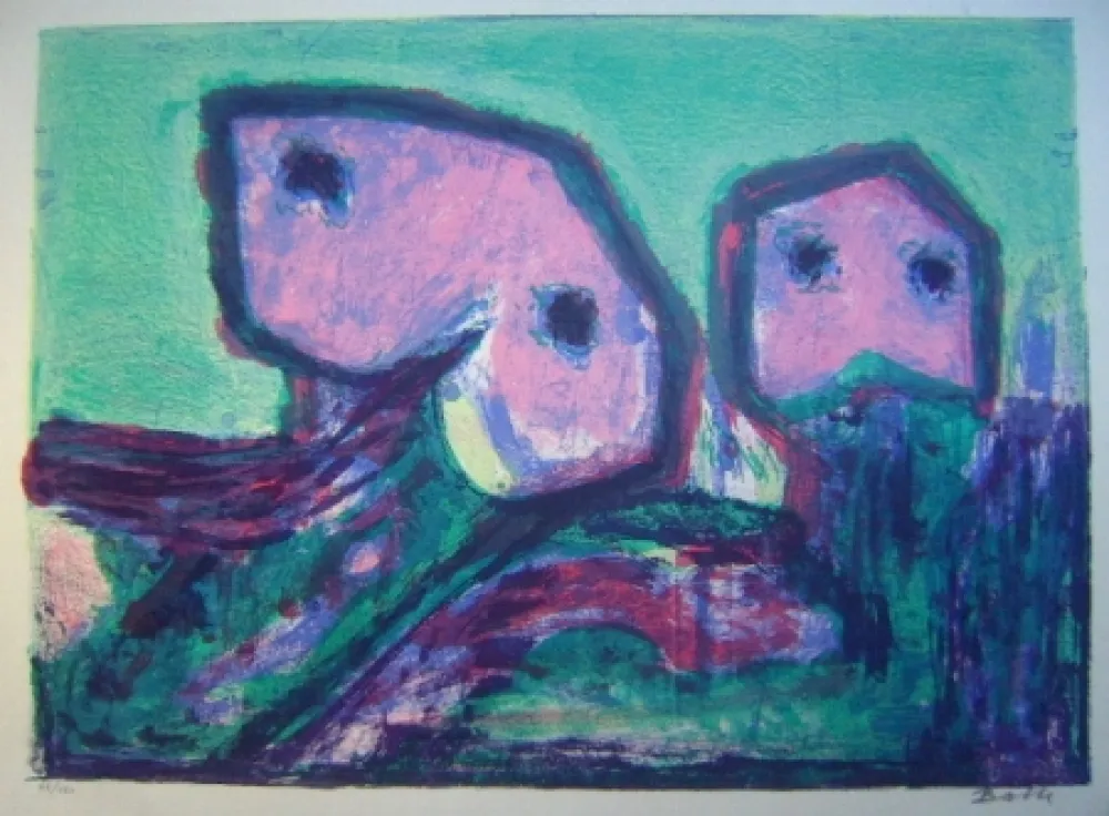 リトグラフ Balle - Til Mars