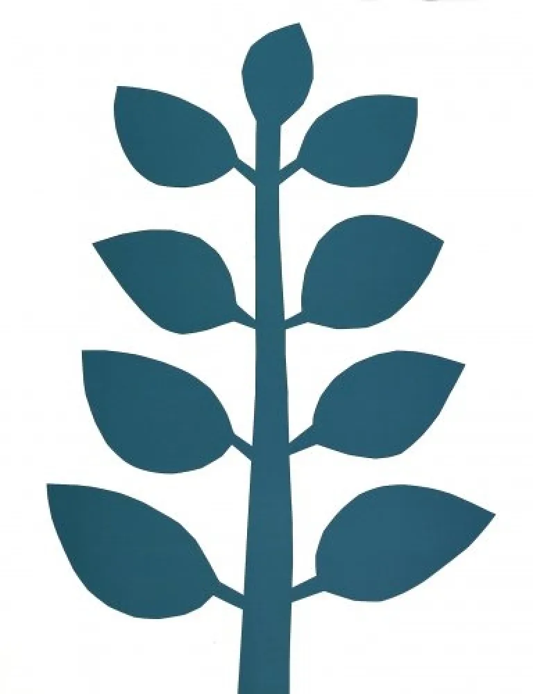 リトグラフ Ballester Moreno - Árbol verde