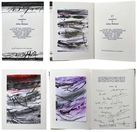 リトグラフ Baltazar - 17 complices de Julius Baltazar. 4 lithographies en couleur (2006)