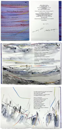 挿絵入り本 Baltazar - DANS LE VILLAGE DES MÈRES. Trois peintures originales (2009)