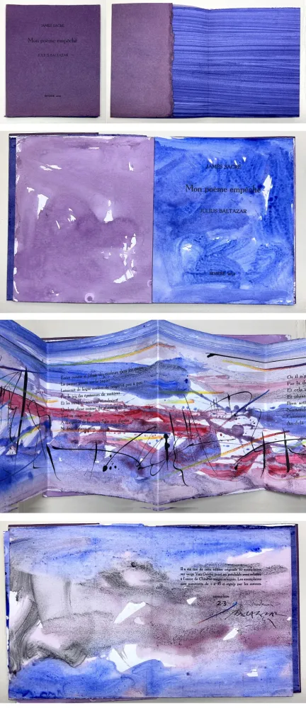 挿絵入り本 Baltazar - James Sacré : MON POÈME EMPÊCHÉ. Avec des peintures originales (2010)