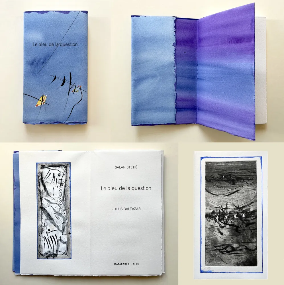 エッチングと　アクチアント Baltazar - Salah Stétié : ‎LE BLEU DE LA QUESTION‎ (2009)