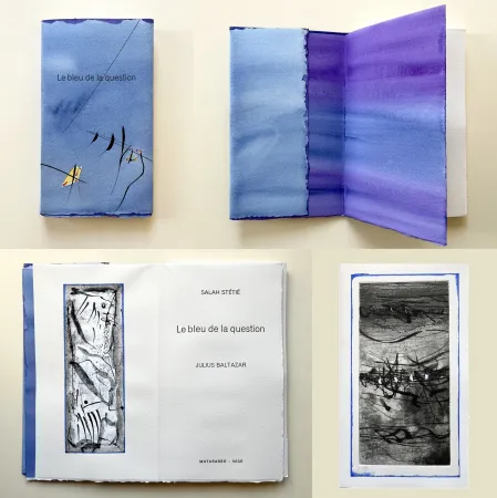 エッチングと　アクチアント Baltazar - Salah Stétié : ‎LE BLEU DE LA QUESTION‎ (2009)