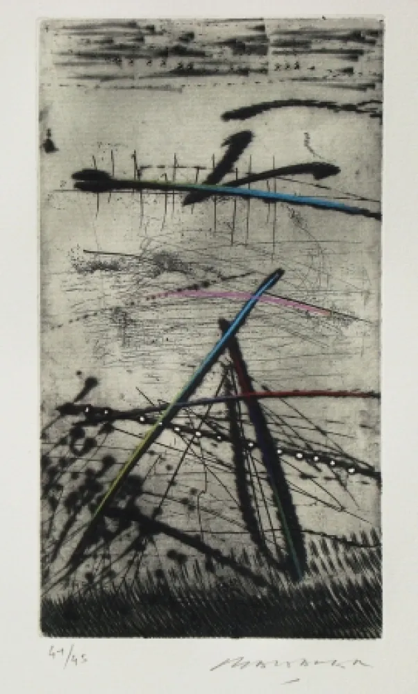 エッチング Baltazar - Sans titre