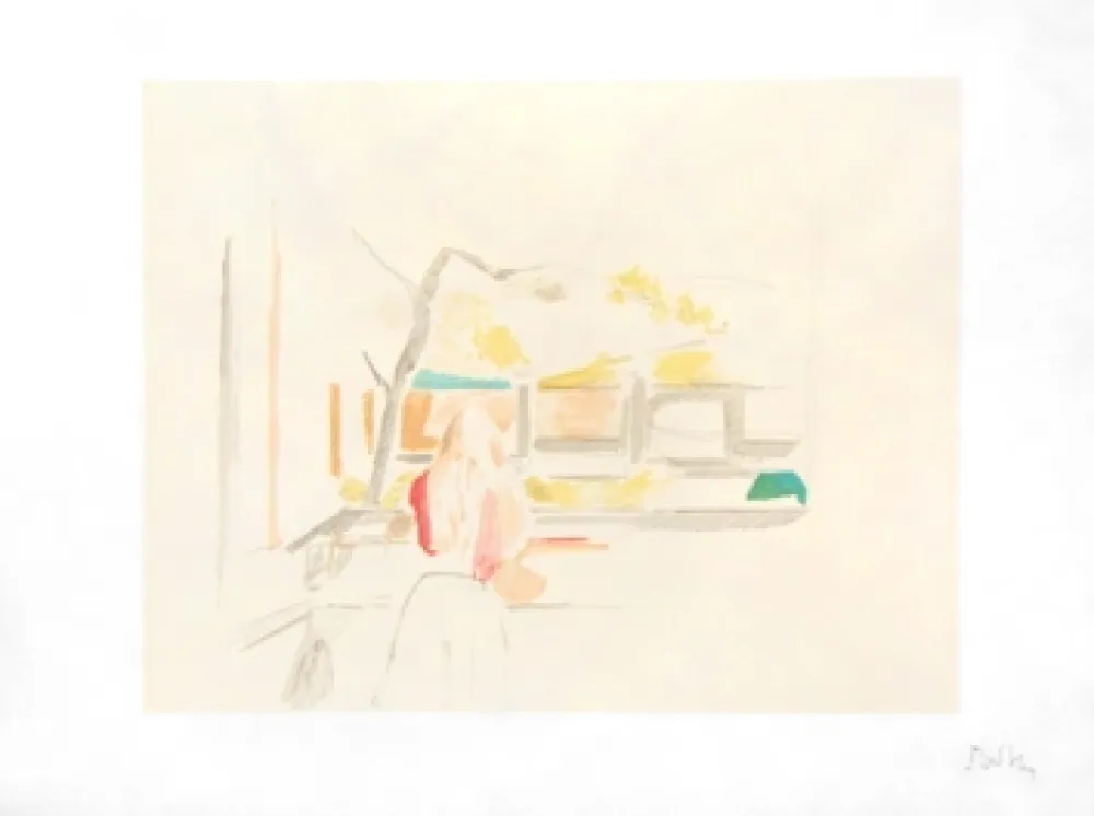 リトグラフ Balthus - JEUNE FILLE DE DOS