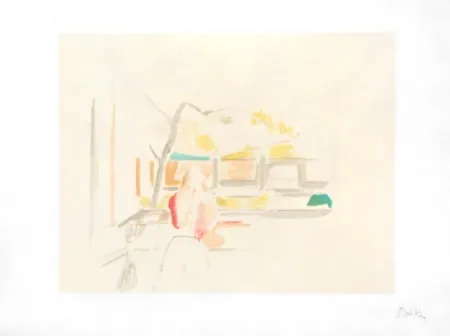 リトグラフ Balthus - JEUNE FILLE DE DOS