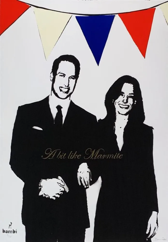 シルクスクリーン Bambi - A Bit Like Marmite