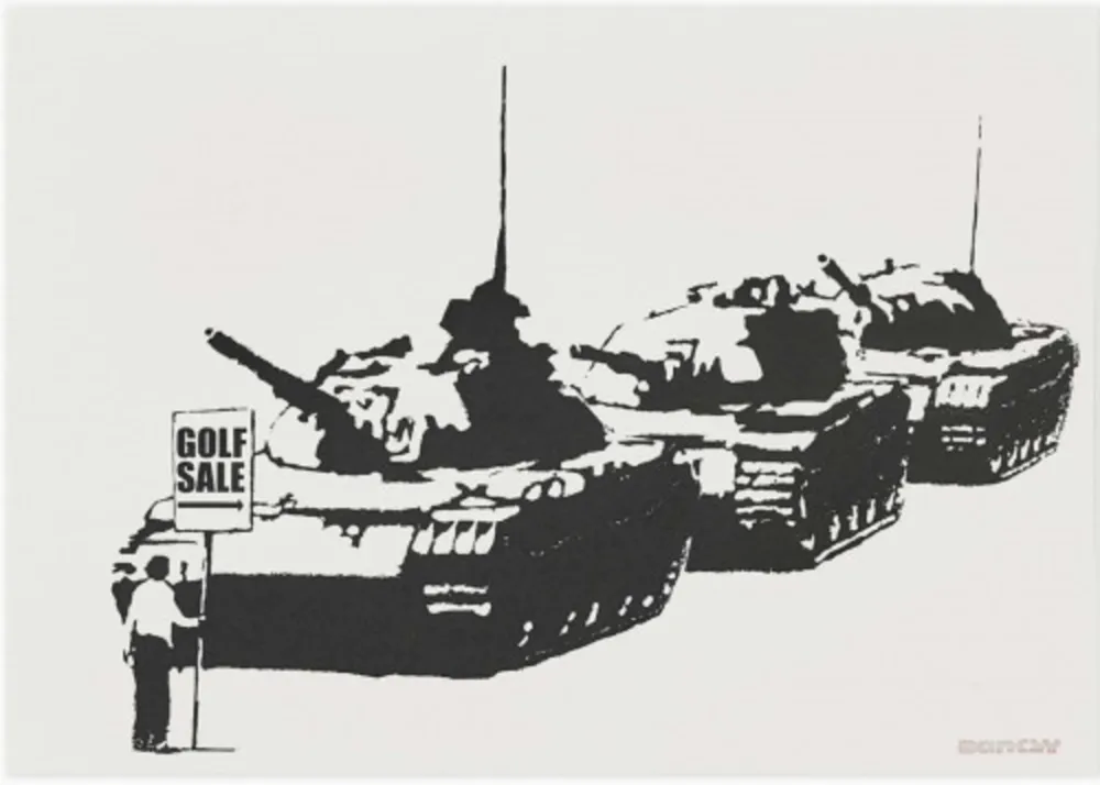 シルクスクリーン Banksy - Golf Sale (Unsigned)