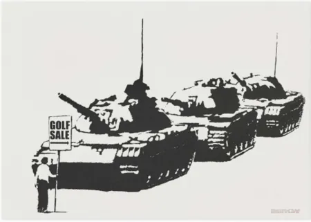 シルクスクリーン Banksy - Golf Sale (Unsigned)