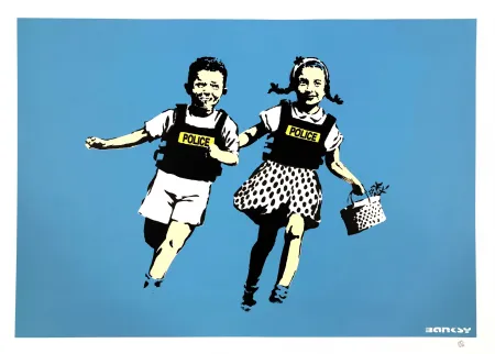 シルクスクリーン Banksy - JACK AND JILL