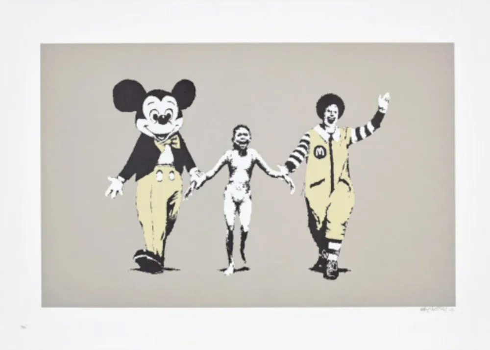 シルクスクリーン Banksy - Napalm