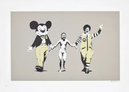 シルクスクリーン Banksy - Napalm