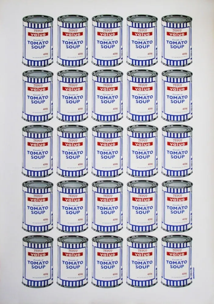 リトグラフ Banksy - Tesco Soup Can
