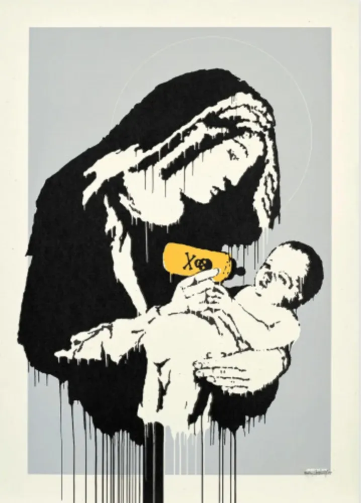 シルクスクリーン Banksy - Toxic Mary