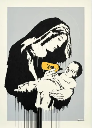シルクスクリーン Banksy - Toxic Mary