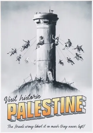 オフセット Banksy - Visit historic Palestine