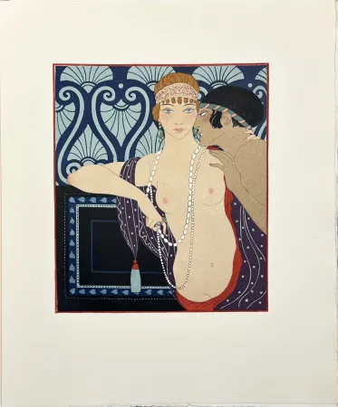 挿絵入り本 Barbier - P. Loüys. LES CHANSONS DE BILITIS. Taduit du grec. Illustrations de G. Barbier gravées sur bois par F.L. Schmied (1922)‎ 