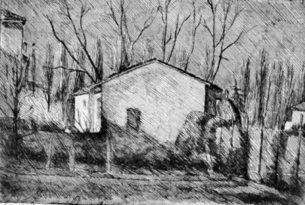 エッチング Barbisan - Inverno