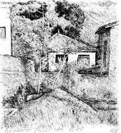 エッチング Barbisan - Periferia