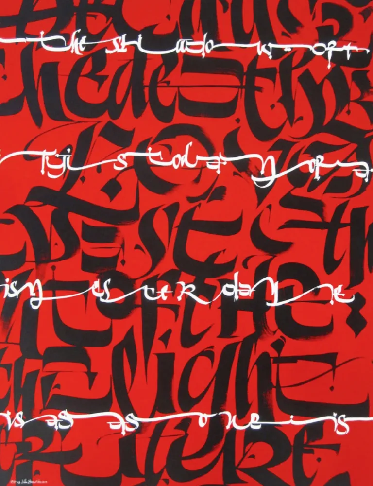 シルクスクリーン Barcellona - Shadows of Tomorrow