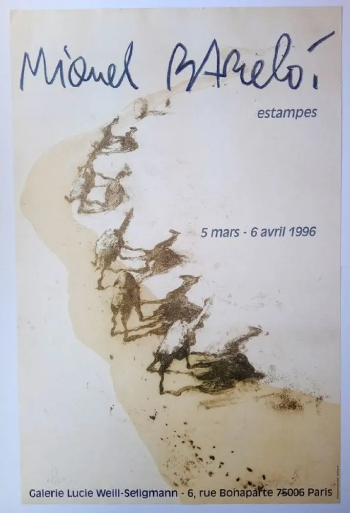 掲示 Barcelo - Estampes