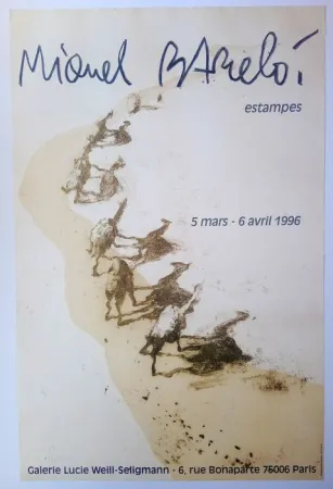 掲示 Barcelo - Estampes