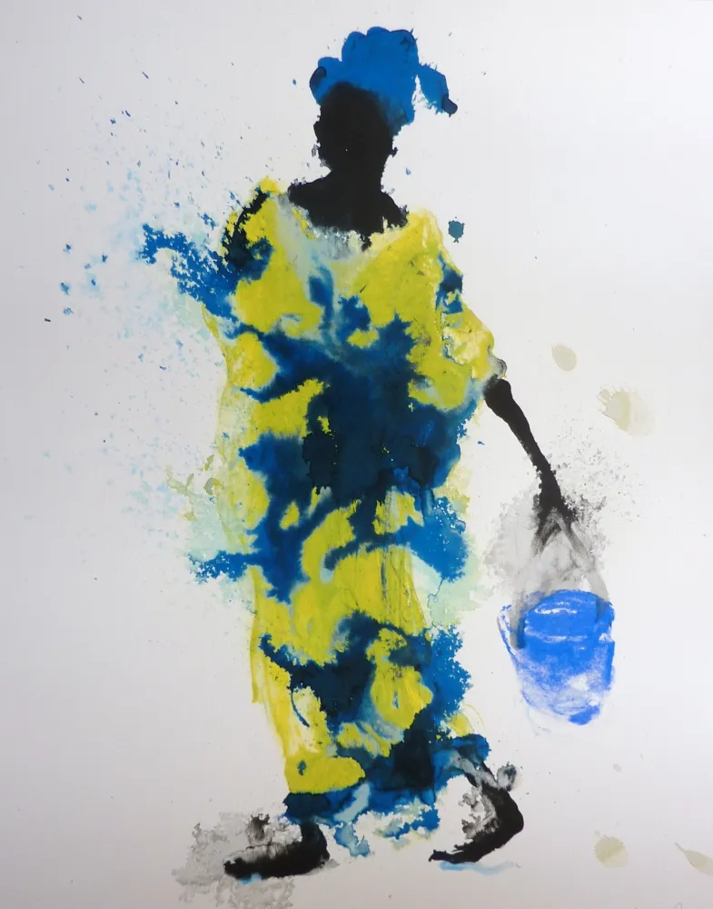 シルクスクリーン Barcelo - Femme