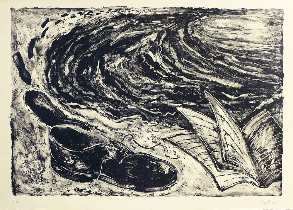 リトグラフ Barcelo - La chaussure