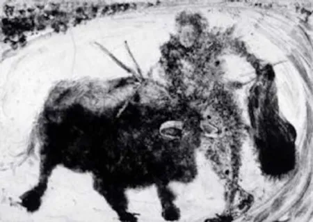 エッチングと　アクチアント Barcelo - La Tauromaquia