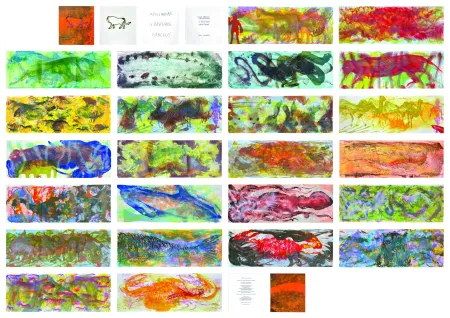 リトグラフ Barcelo - Le Bestiaire ou Cortège d'Orphée de Guillaume Apollinaire par Miquel Barceló