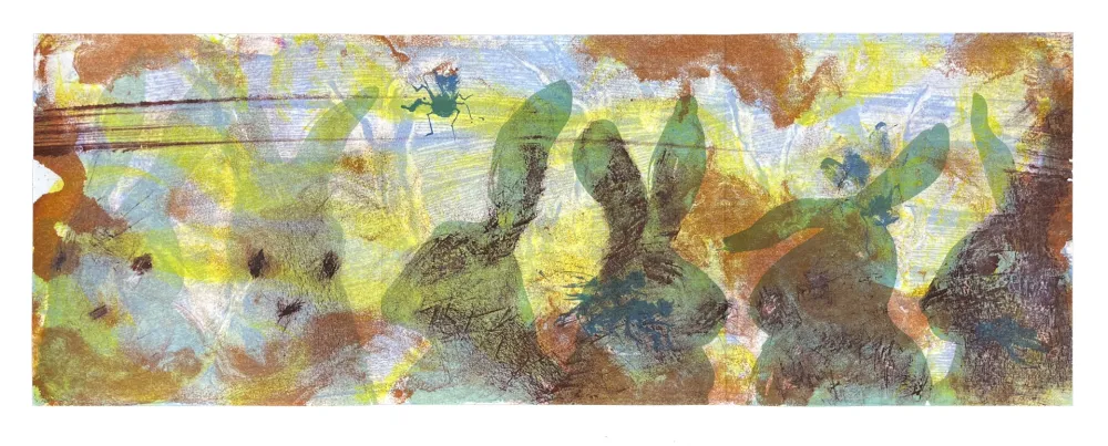 リトグラフ Barcelo - Le Lapin