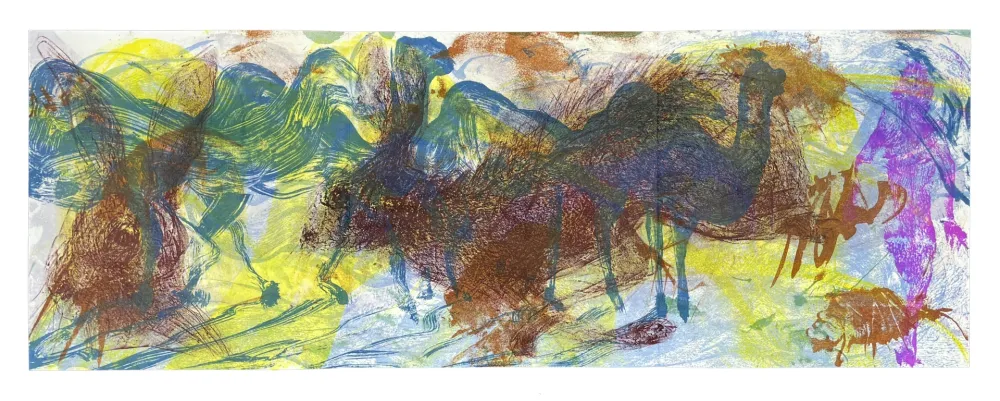 リトグラフ Barcelo - Le Lièvre