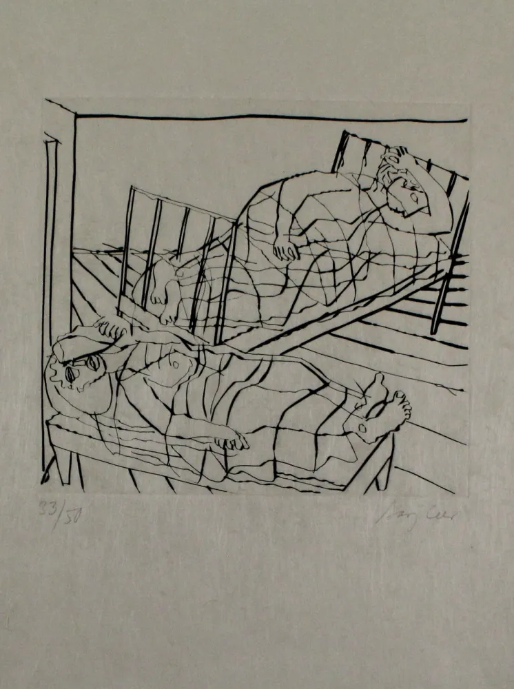 彫版 Bargheer - Der Gast