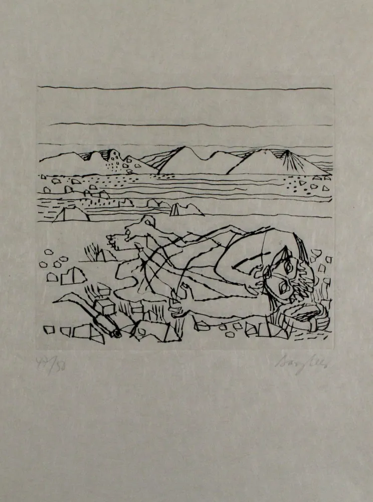 彫版 Bargheer - Der Gast