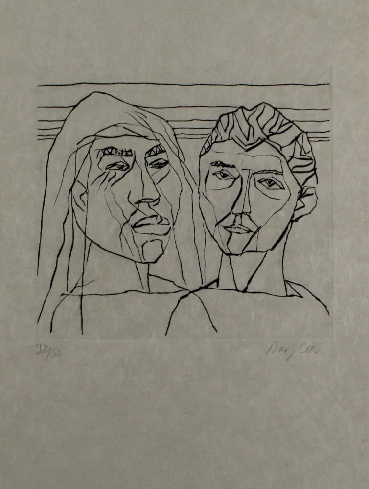 彫版 Bargheer - Der Gast