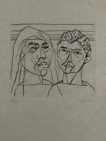 彫版 Bargheer - Der Gast