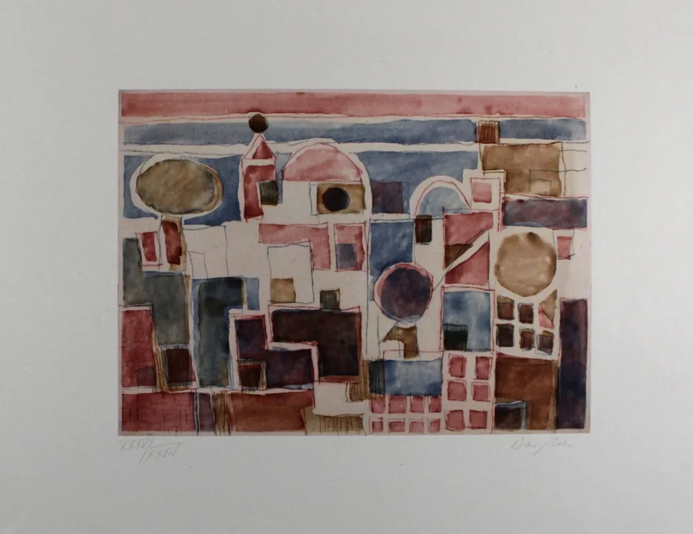 エッチングと　アクチアント Bargheer - Forio d'Ischia