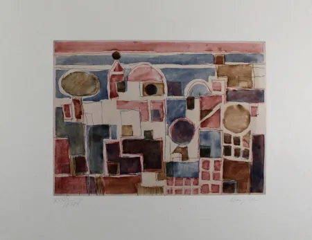 エッチングと　アクチアント Bargheer - Forio d'Ischia