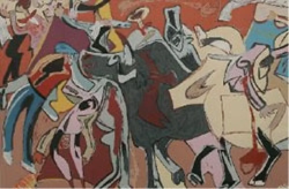 シルクスクリーン Barjola  - Tauromaquia