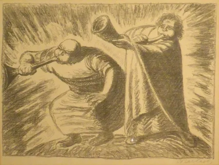 リトグラフ Barlach - Der neue Tag