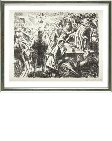 リトグラフ Barlach - Frau Venus, 1919