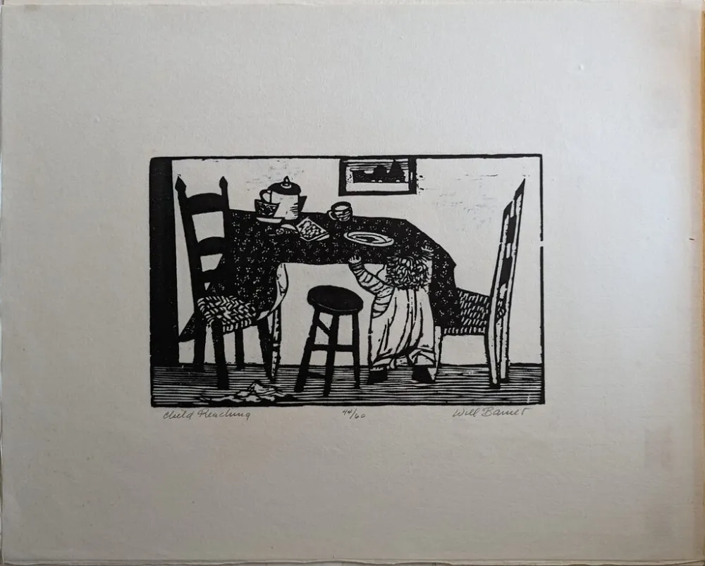 木版 Barnet - Child Reaching