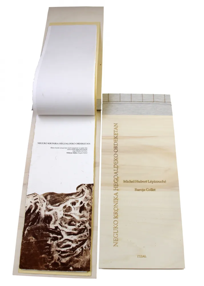 挿絵入り本 Baroja-Collet - Neguko kronika hegoaldeko ordeketan