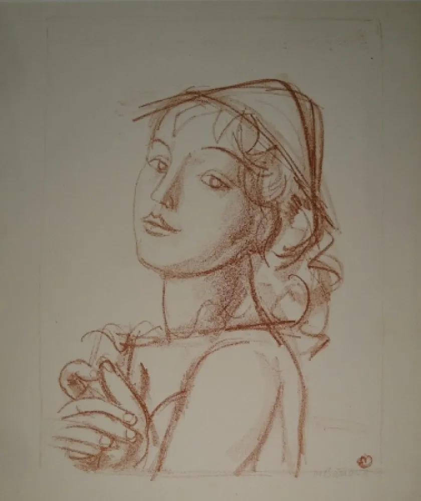 リトグラフ Barraud - Arlequin