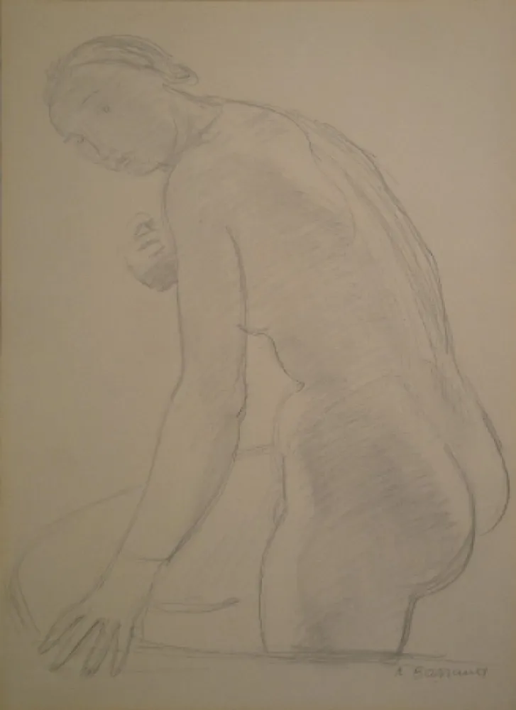 技術的なありません Barraud - (Stehender weiblicher Akt)