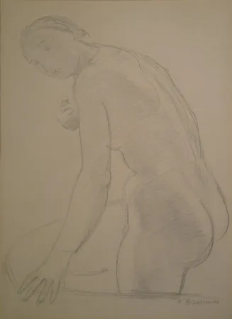 技術的なありません Barraud - (Stehender weiblicher Akt)