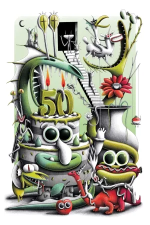 デジタル版画 Barrome Forgues - 50 ans