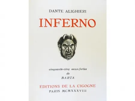 挿絵入り本 Barta - Inferno.  Cinquante-cinq eaux-fortes de Barta.