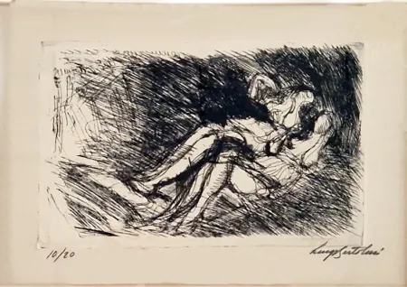 エッチング Bartolini - Ragazze distese