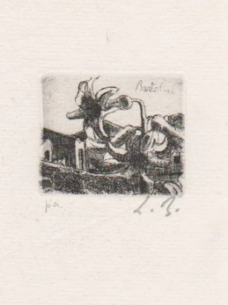 エッチング Bartolini - Senza titolo